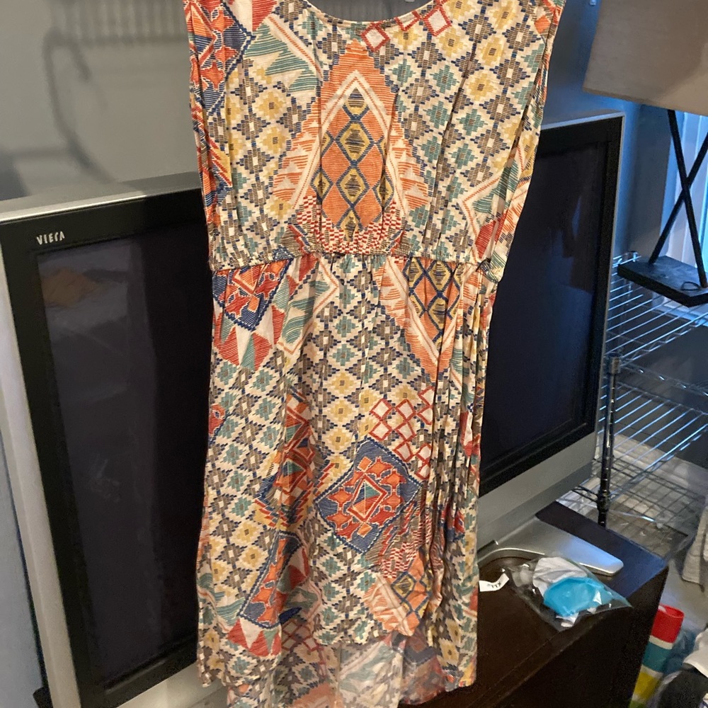 Colorful printed dress